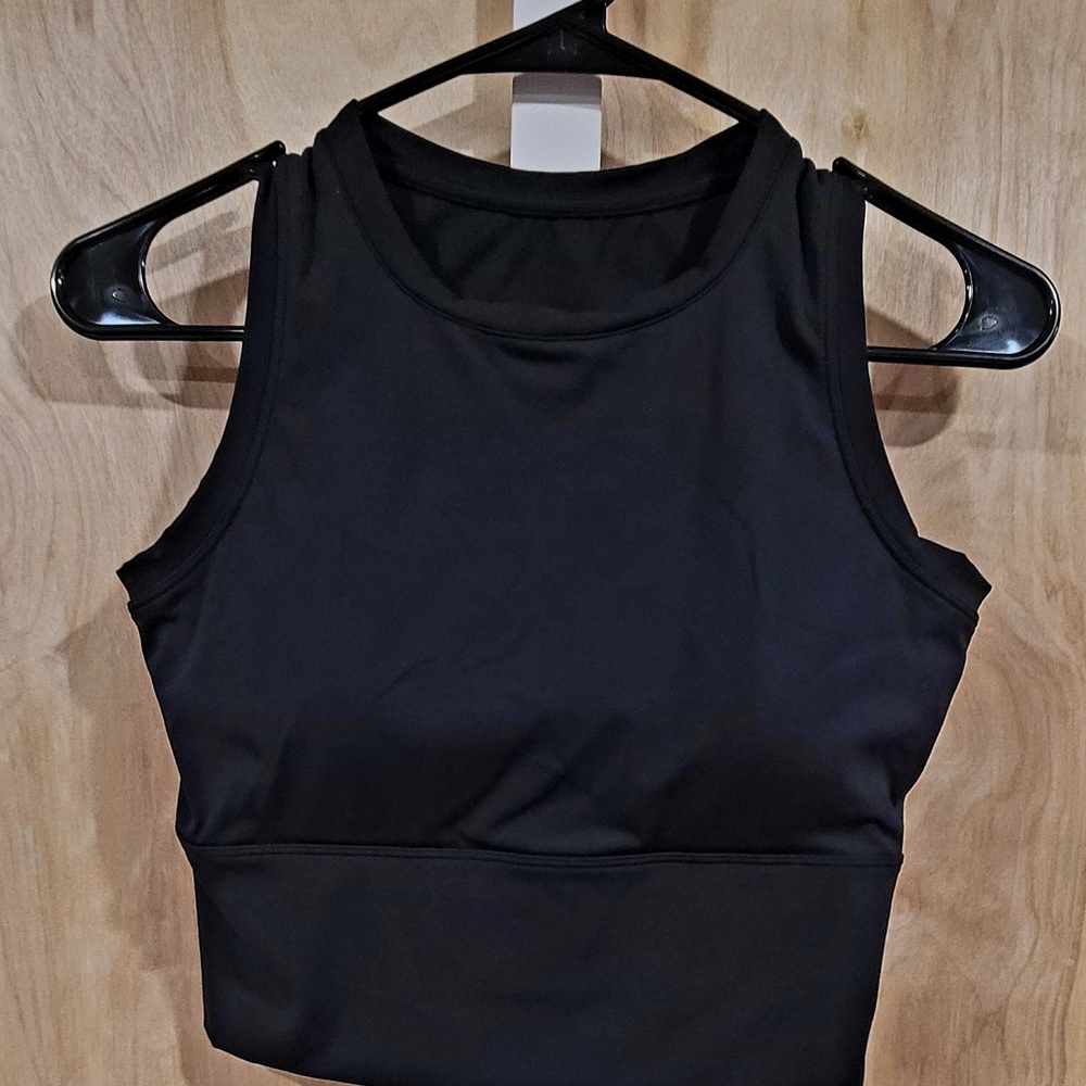 Elegant Black Sleeveless Tank Top